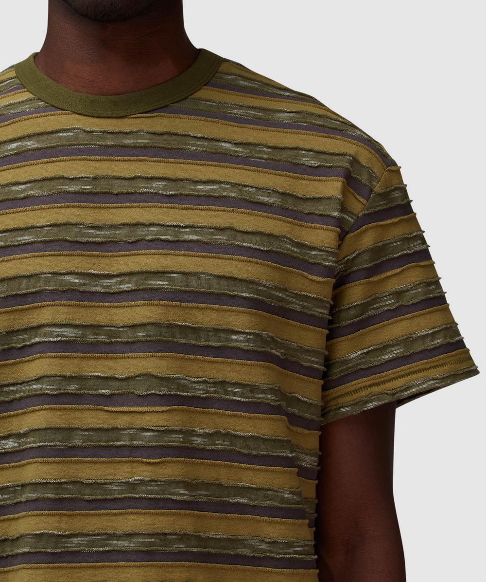 【MODERNIF】Jerry Stripe T-shirt tomandjerry_stripedred_tops_ts