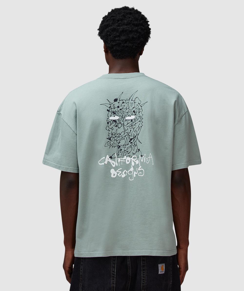 【BRAIN DEAD】ブレインデッド Skram Tee Skram T-shirt - Seafoam – Brain Dead