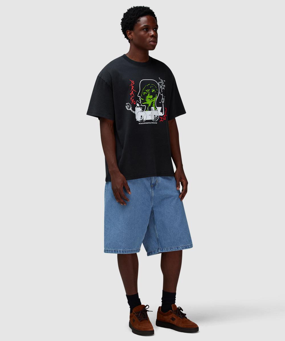 【BRAIN DEAD】ブレインデッド Alien Tractor Tee Alien Tractor T-shirt - Washed Black – Brain Dead