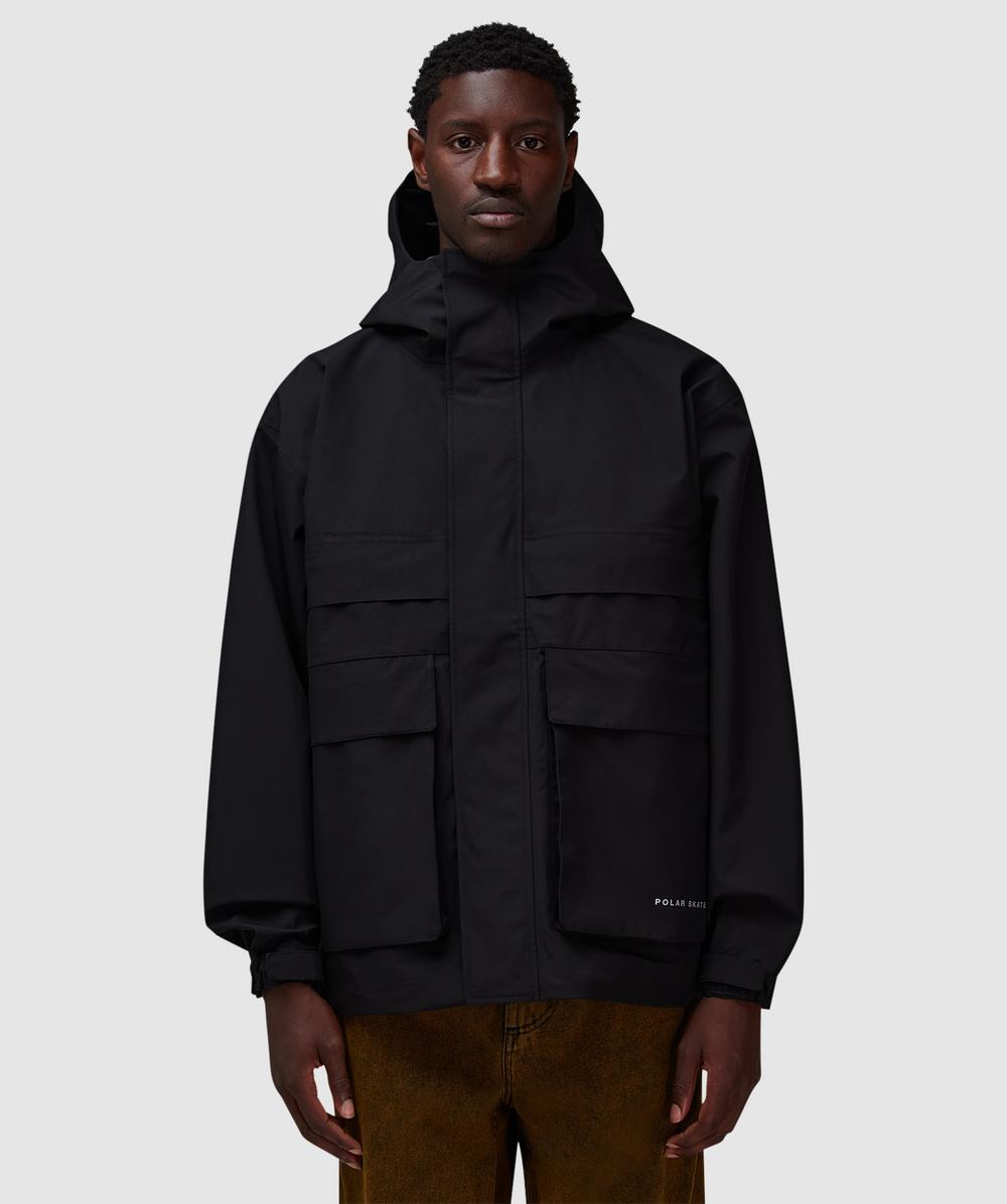 Polar Skate Co Cargo Shell Jacket (Black - Xl) - Size XL, Male