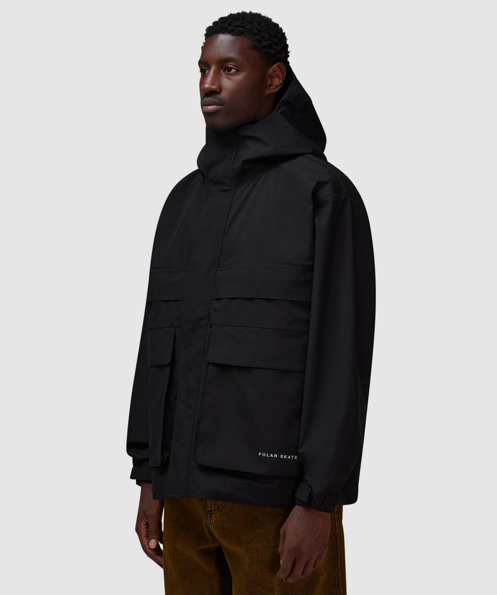 Polar Skate Co Cargo shell jacket | BLACK | SEVENSTORE