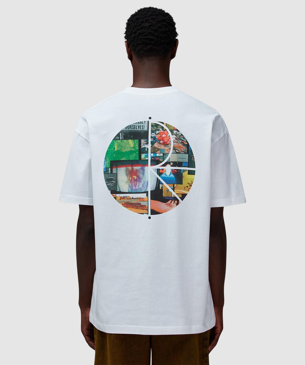 Polar Skate Co Fill Logo Ourselves Collage T-shirt In White