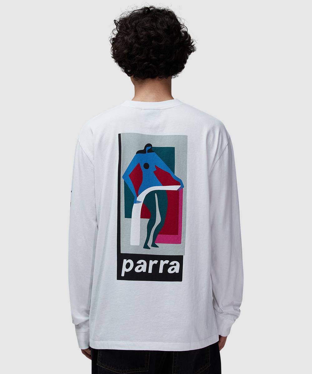 Parra Lowering The Bar T-shirt In White