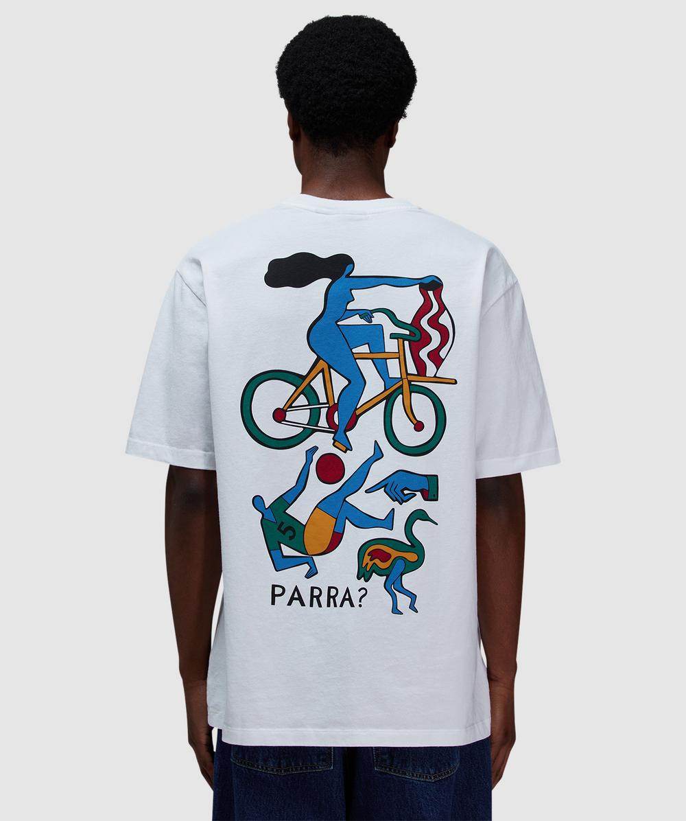 Parra Vase Delivery T-shirt In White