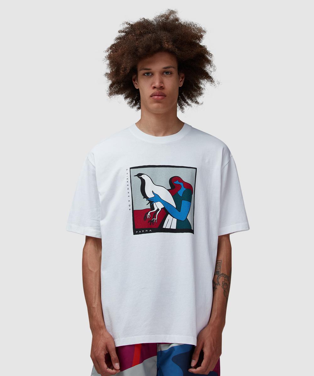 Parra Look At It T-shirt In White