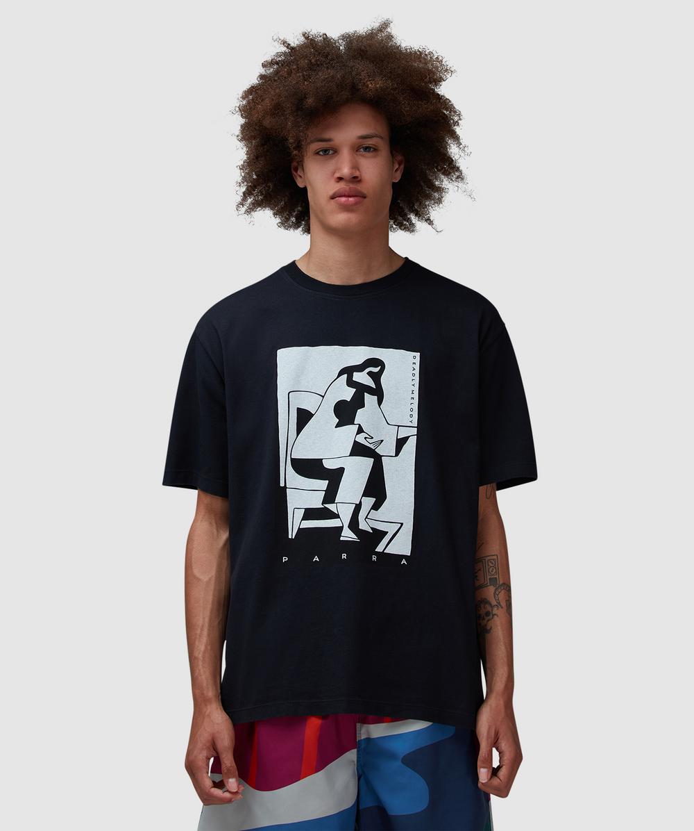 Parra The Confession T-shirt In Black