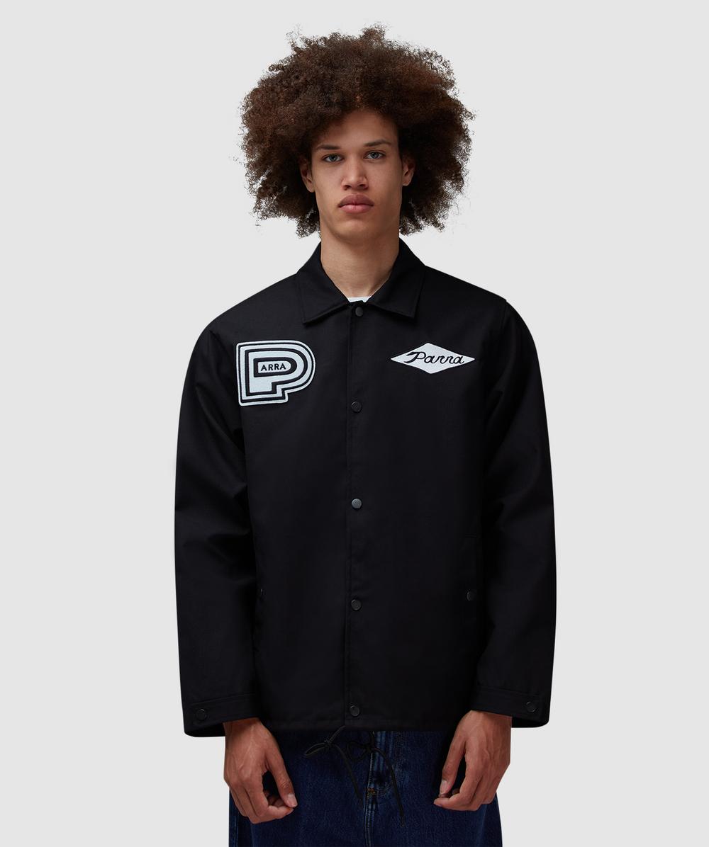 Parra Midnight Surprise Coach Jacket In Black