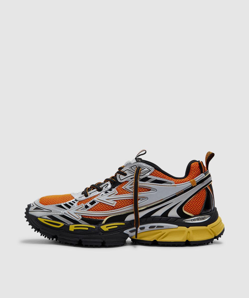 Off White C/o Virgil Abloh Off White Co Virgil Abloh Ow Be Right Back Trainer In Silver/red