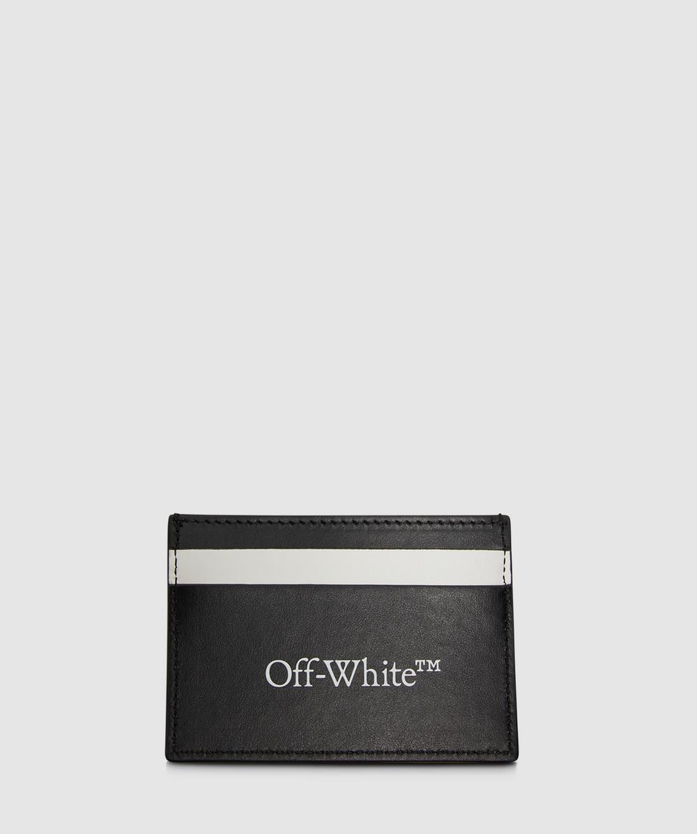 Off White CO Virgil Abloh OOO sneaker card case | BLACK WHITE