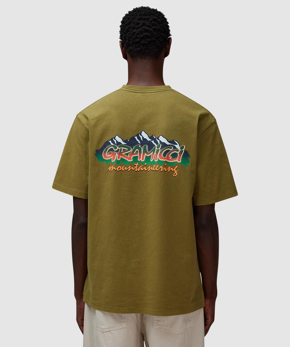 Gramicci Mountaineering T-Shirt (Pistachio Pigment - S) - Size S, Unisex