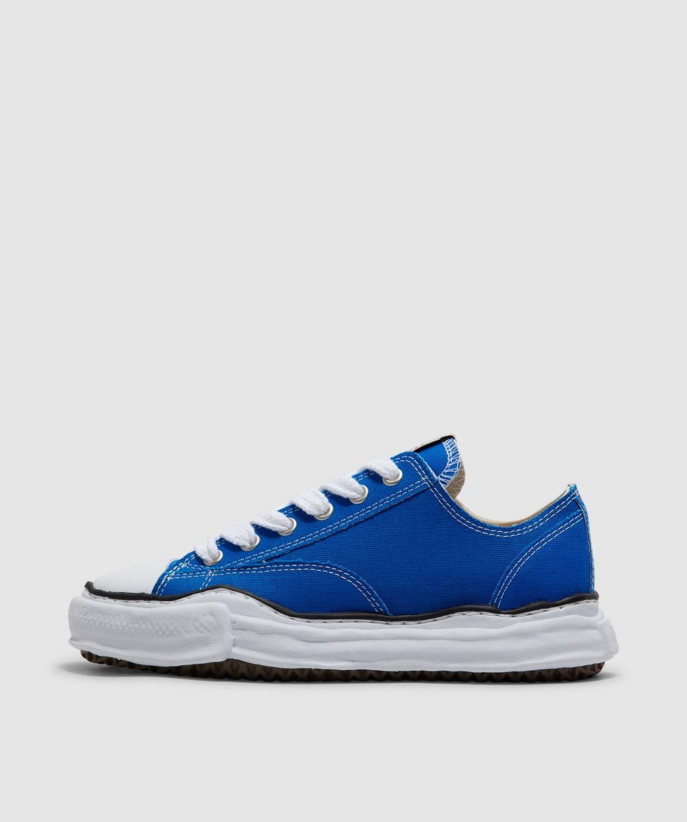 Miharayasuhiro Maison Mihara Yasuhiro Peterson Og Sole Low Canvas Sneaker In Cl Blue