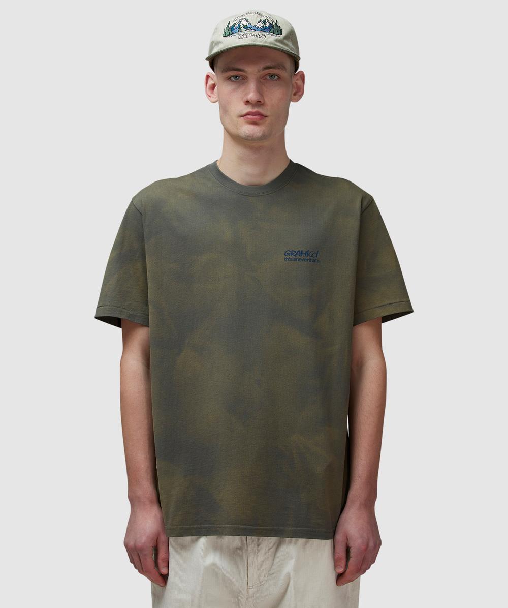 【関送無料】 thisisneverthat X Gramicci Sun faded Tシャツ thisisneverthat X Gramicci Sun faded t-shirt | GREY | SEVENSTORE