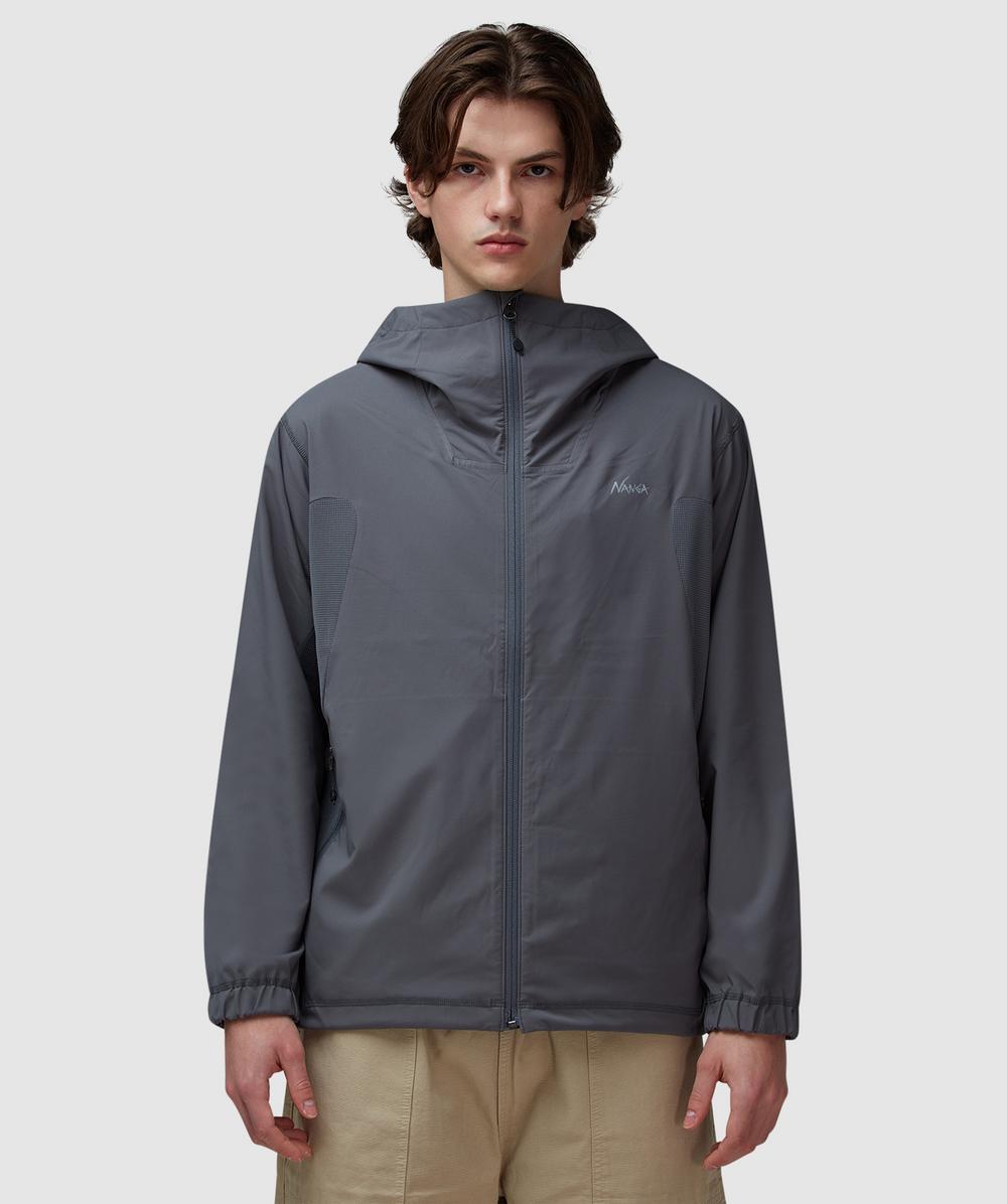 NANGA Hybrid Flex Zip Jacket (Grey - S) - Size S, Male