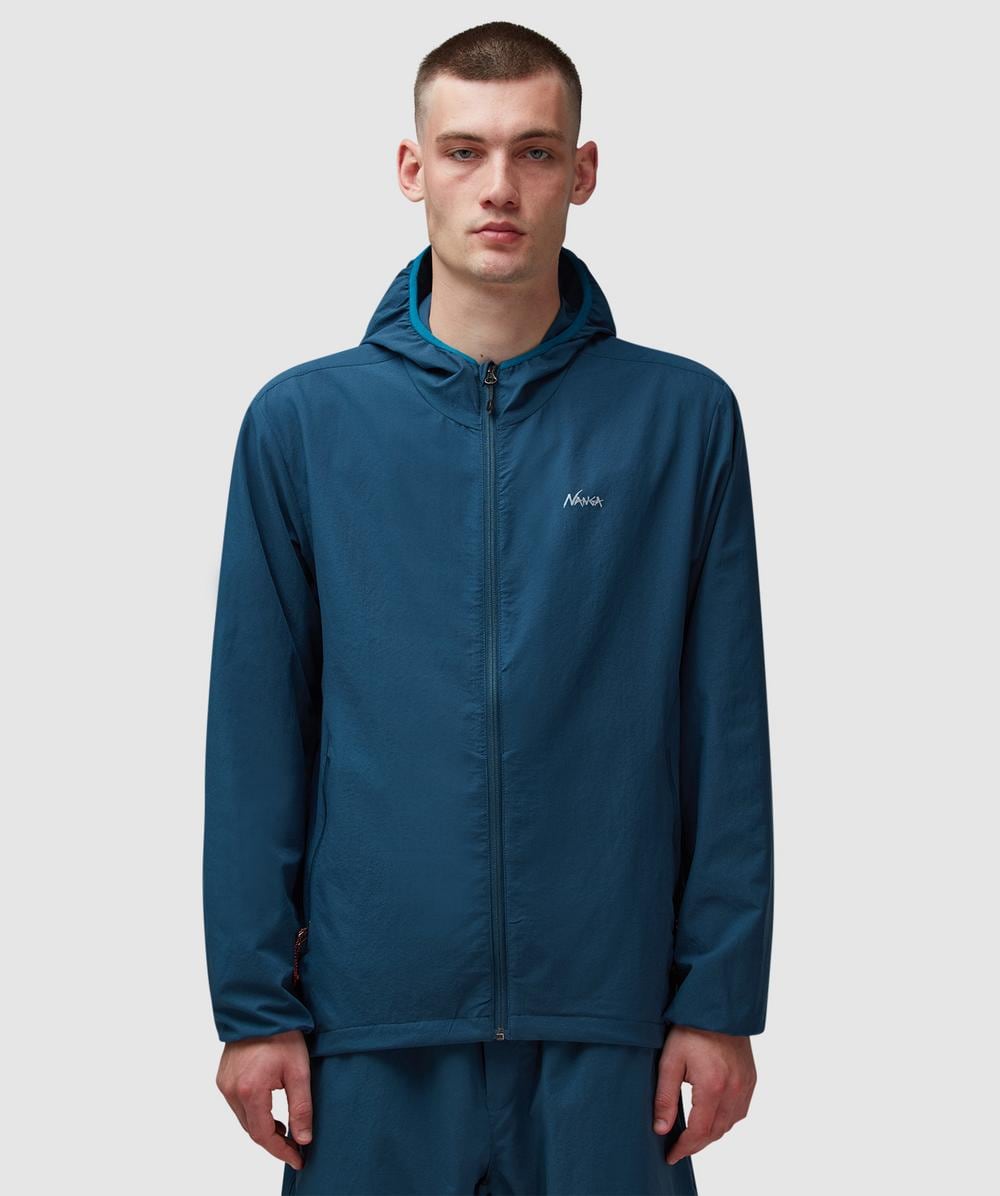 NANGA Dotair� Comfy Zip Parka Jacket (Blue - L) - Size L, Male