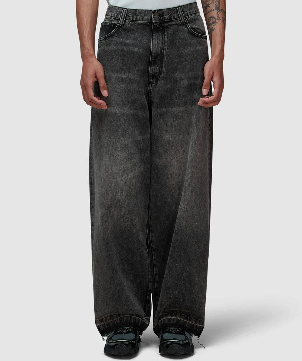 Boiler Room Printed Five Pocket Jean (Black - 30) - Size Clothing & Accessories > Clothing > Pants, Male