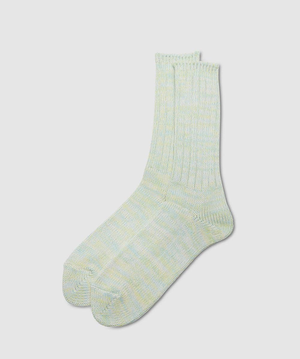 Anonymous Ism 5 Colour Mix Crew Sock (Ivory - L) - Size L, Unisex