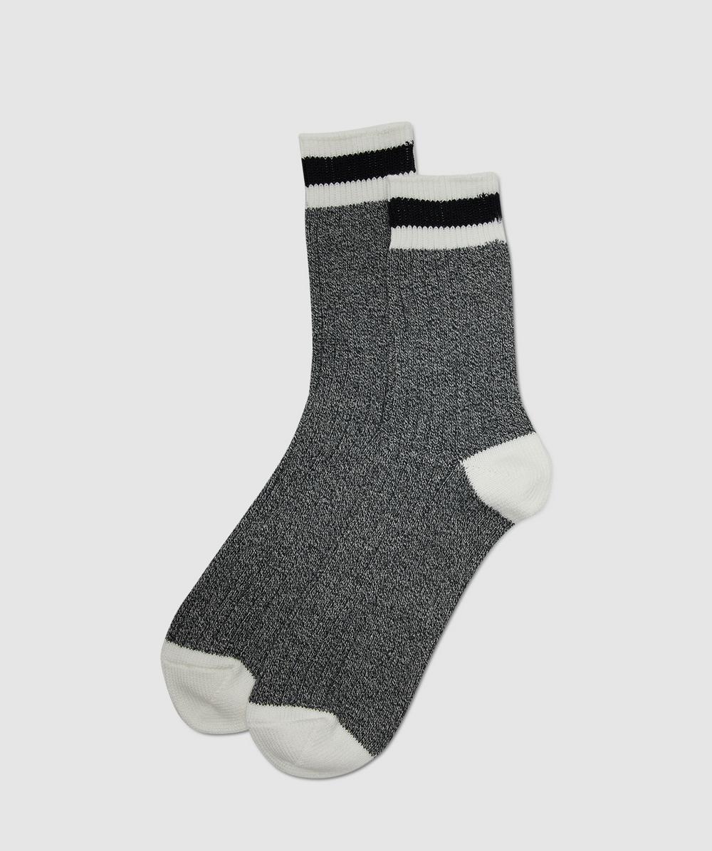 Anonymous Ism Tuck Cuff Stripe Crew Sock