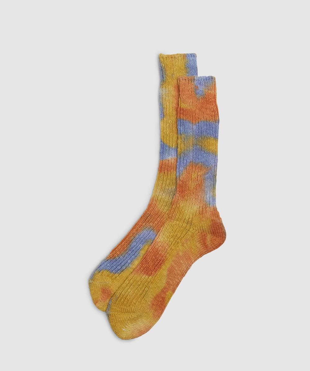 Anonymous Ism Oc L/G Dyed Crew Sock (Orange - L) - Size L, Unisex