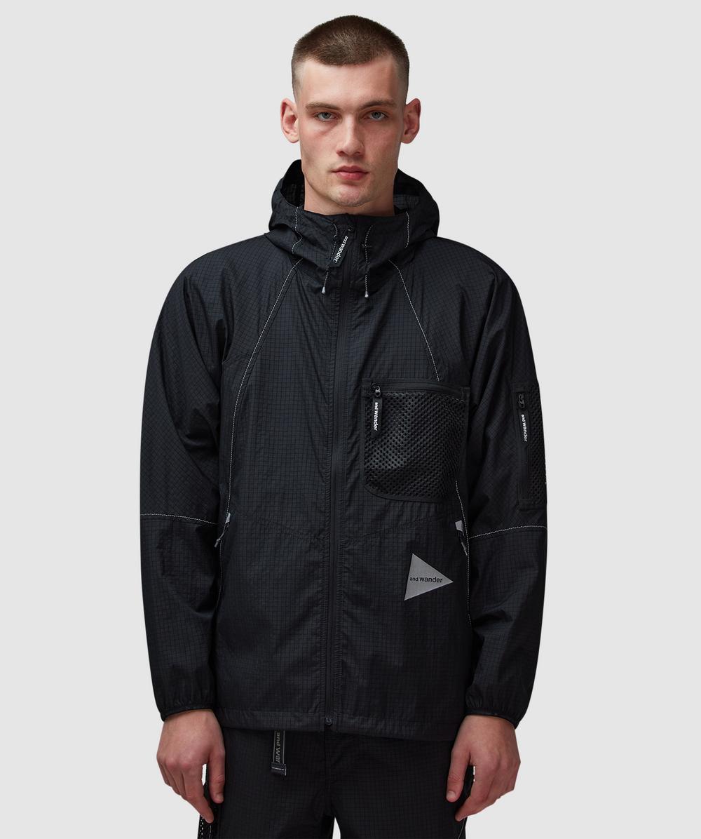 And Wander Breath Rip Hooded Jacket