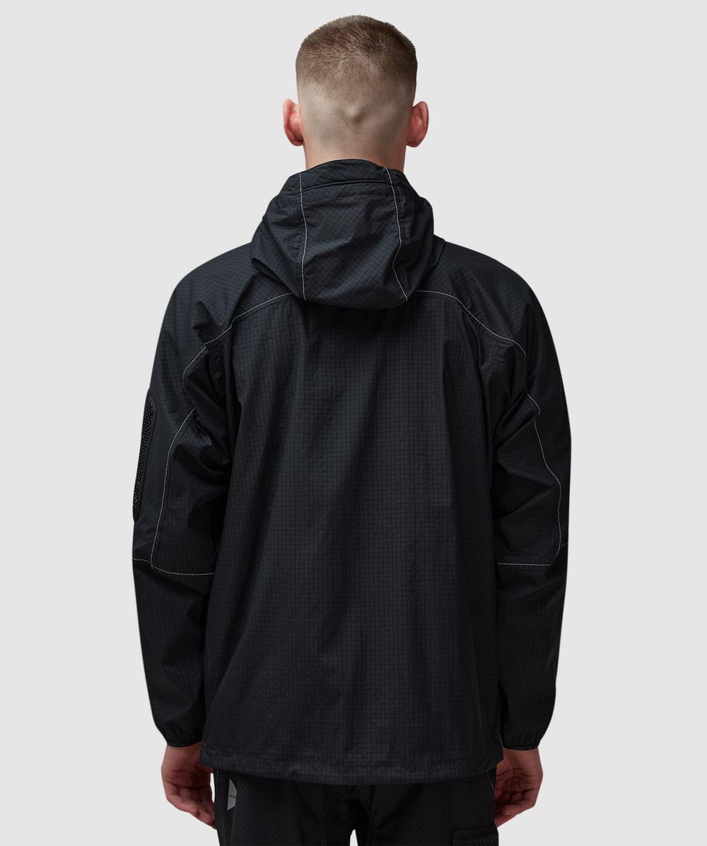 And Wander Breath rip hooded jacket | BLACK | SEVENSTORE