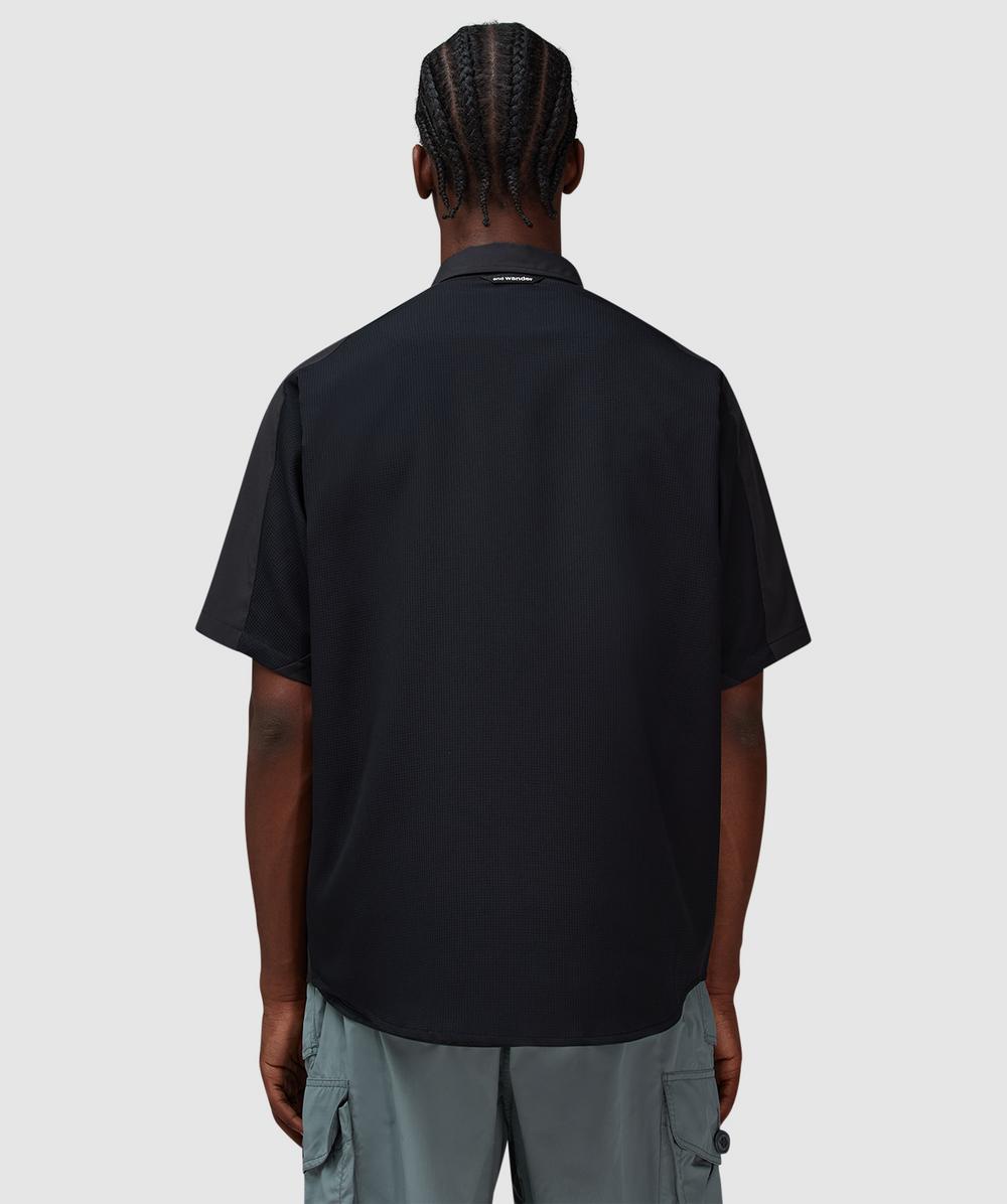 And Wander Tech shirt | BLACK | SEVENSTORE