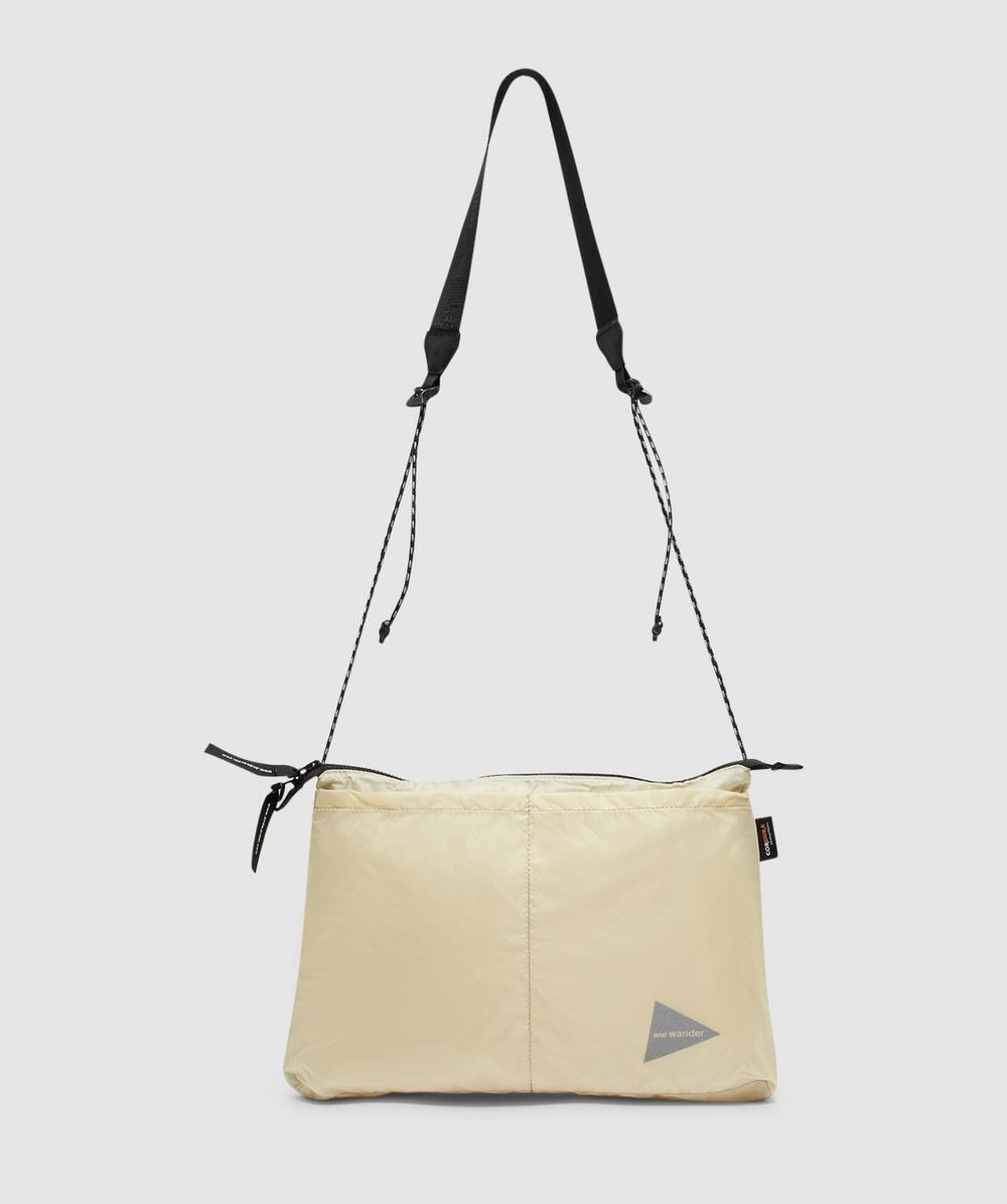 And Wander Sil Sacoche Bag In Off White
