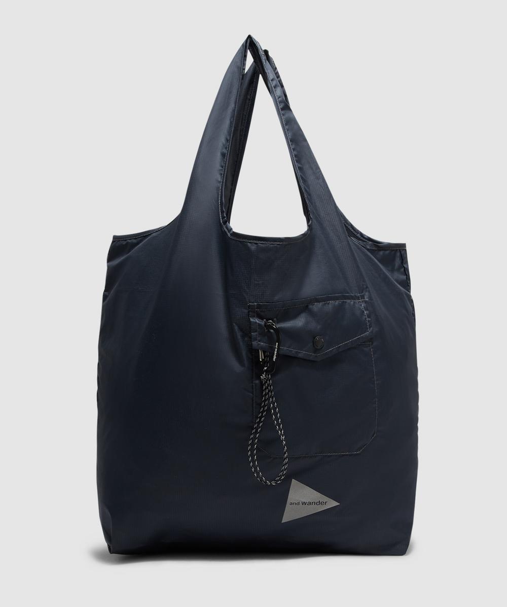 And Wander Shopping Pocket Bag In Black