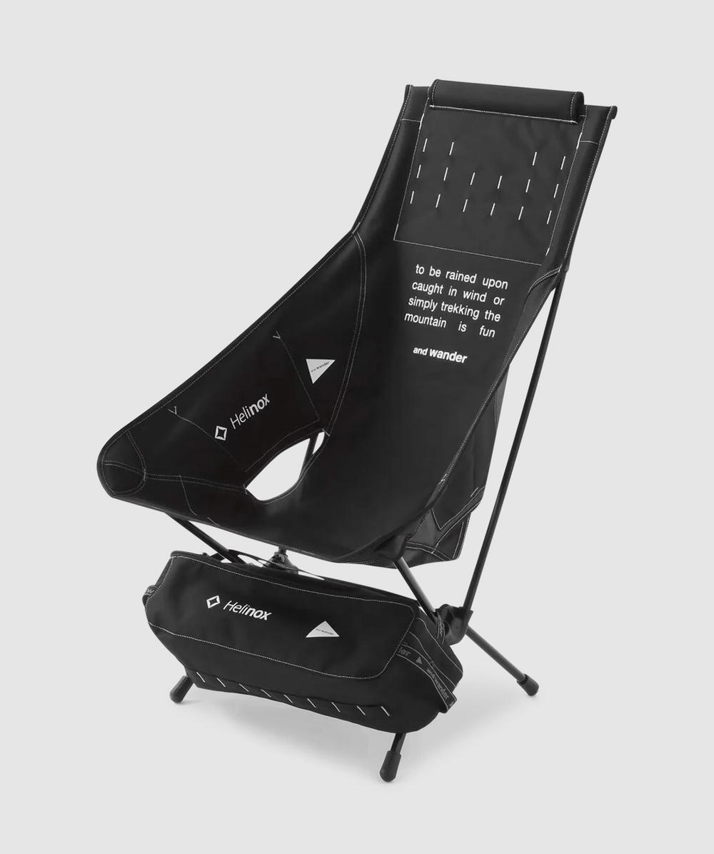 And Wander X Helinox Folding Chair Two (Black - One Size) - Size ONE SIZE, Unisex