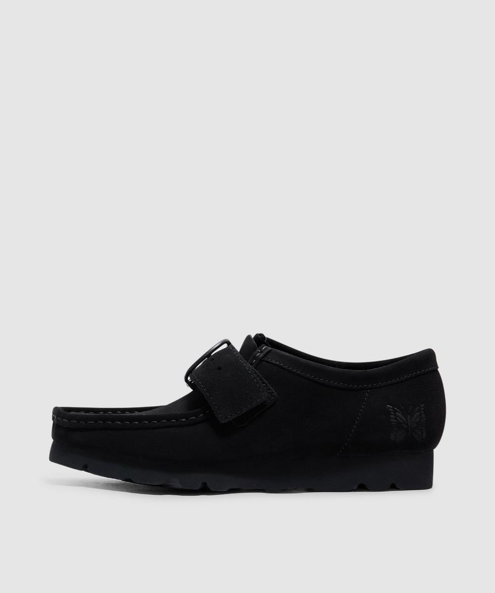 Clarks Originals X Needles Wallabee Lo Strap Boot (Black Suede - 8), Unisex
