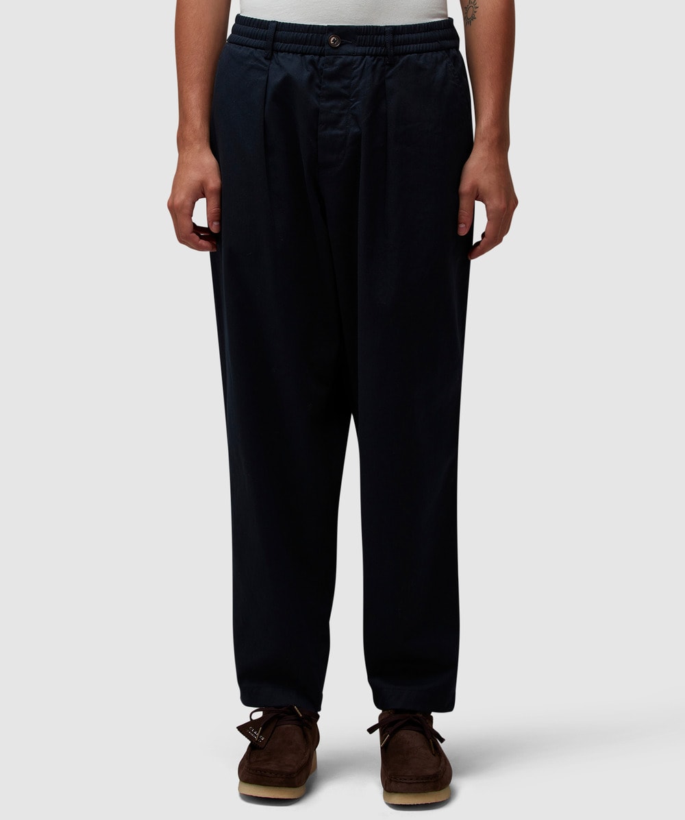 Universal Works Pleated Track Pant (Navy - 36) - Size 36, Male