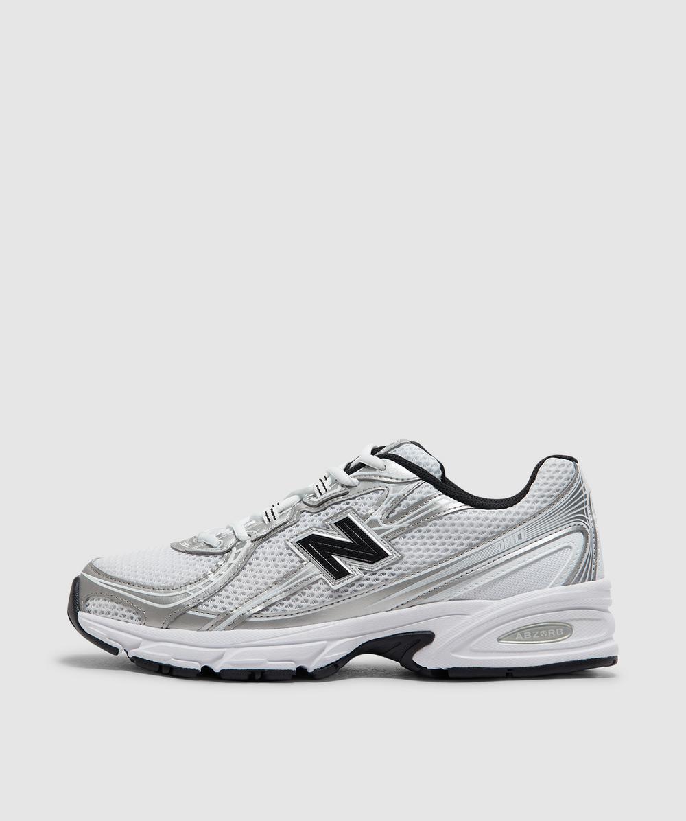 New Balance Men's White 740 Sneaker (White/Silver/Black - 10) - Size 10