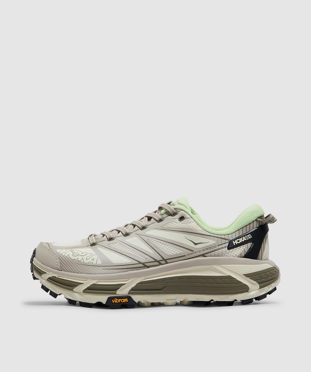 Hoka One One Mafate Speed 2 'putty Eucalyptus' In Putty / Eucalyptus