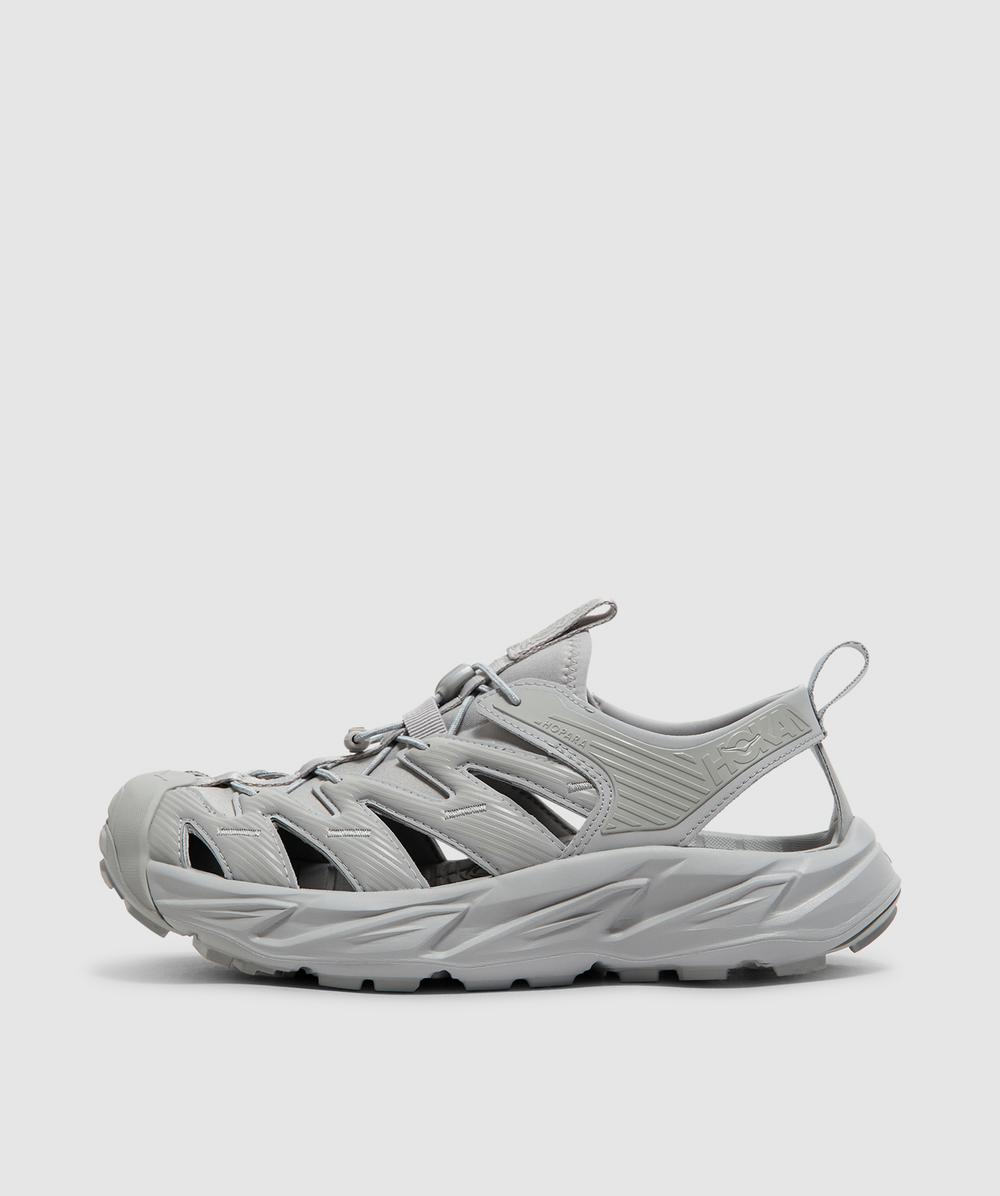 Hoka Hopara Sandal In Stellar Grey / Stellar Grey