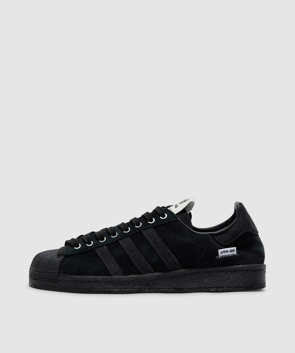 Adidas Originals Adidas X Sftm Superstar 82 Trainer In Milk/core Black/cream White