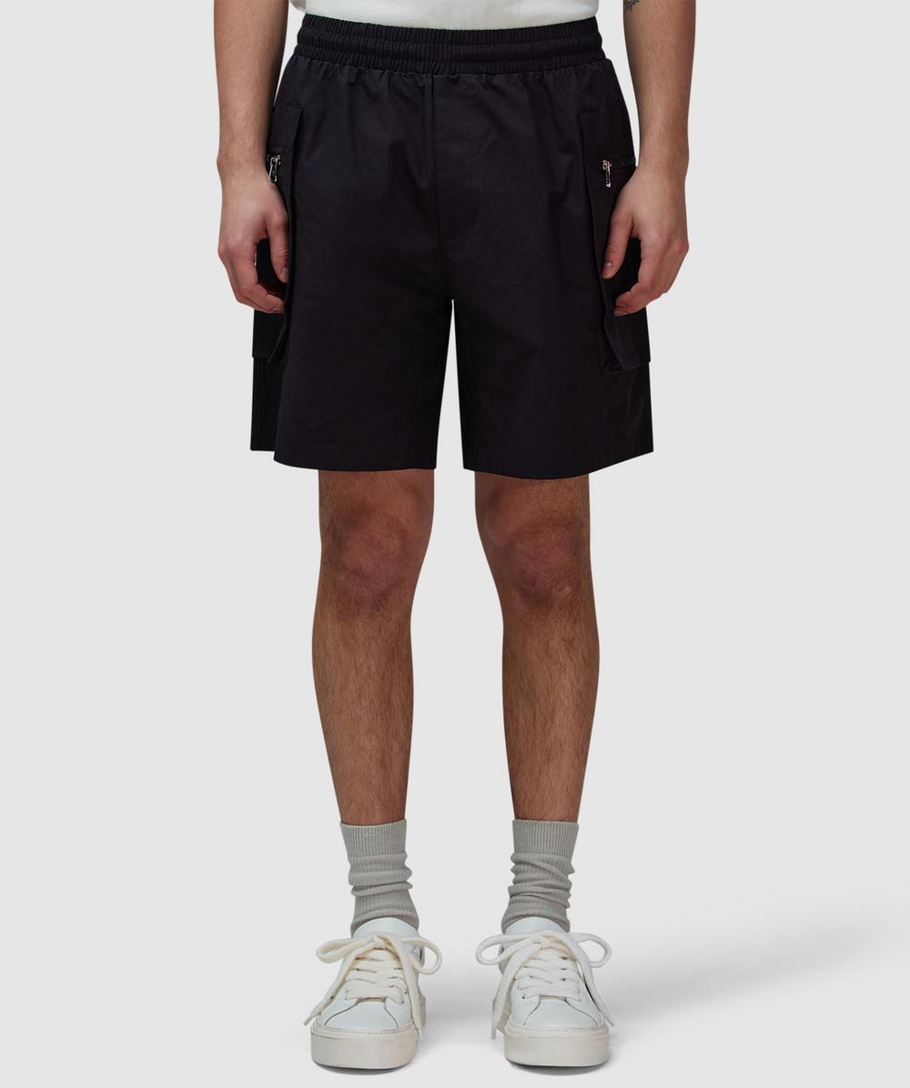 Cole Buxton Nylon Cargo Short (Black - S) - Size S, Male