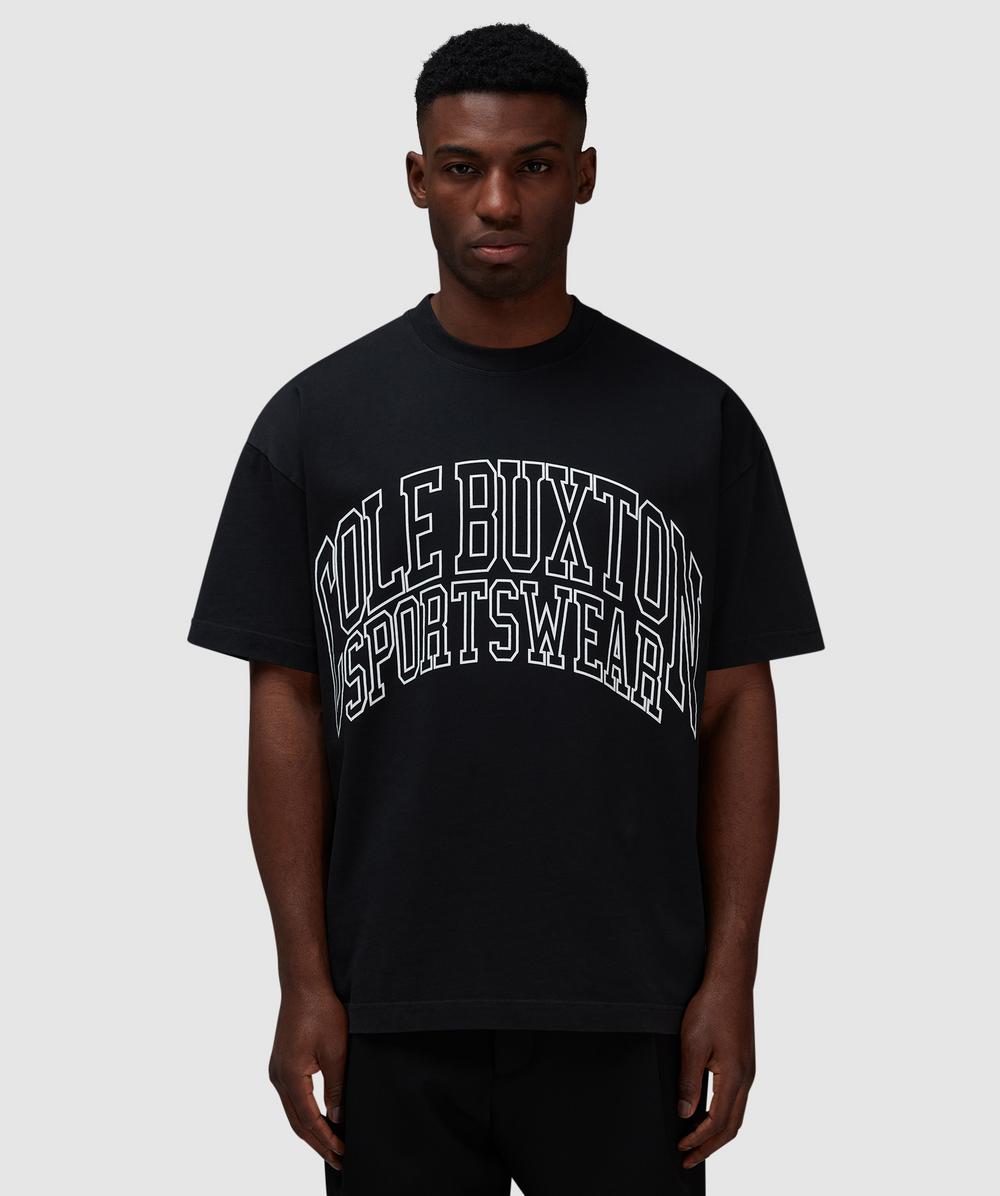 Cole Buxton Sportswear Arc T-Shirt (Vintage Black - Xl) - Size XL, Unisex