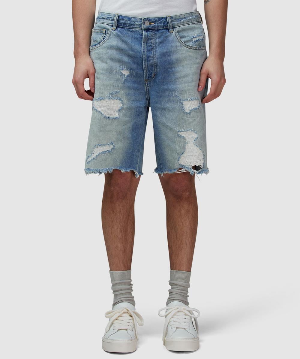 Cole Buxton Repaired Denim Short