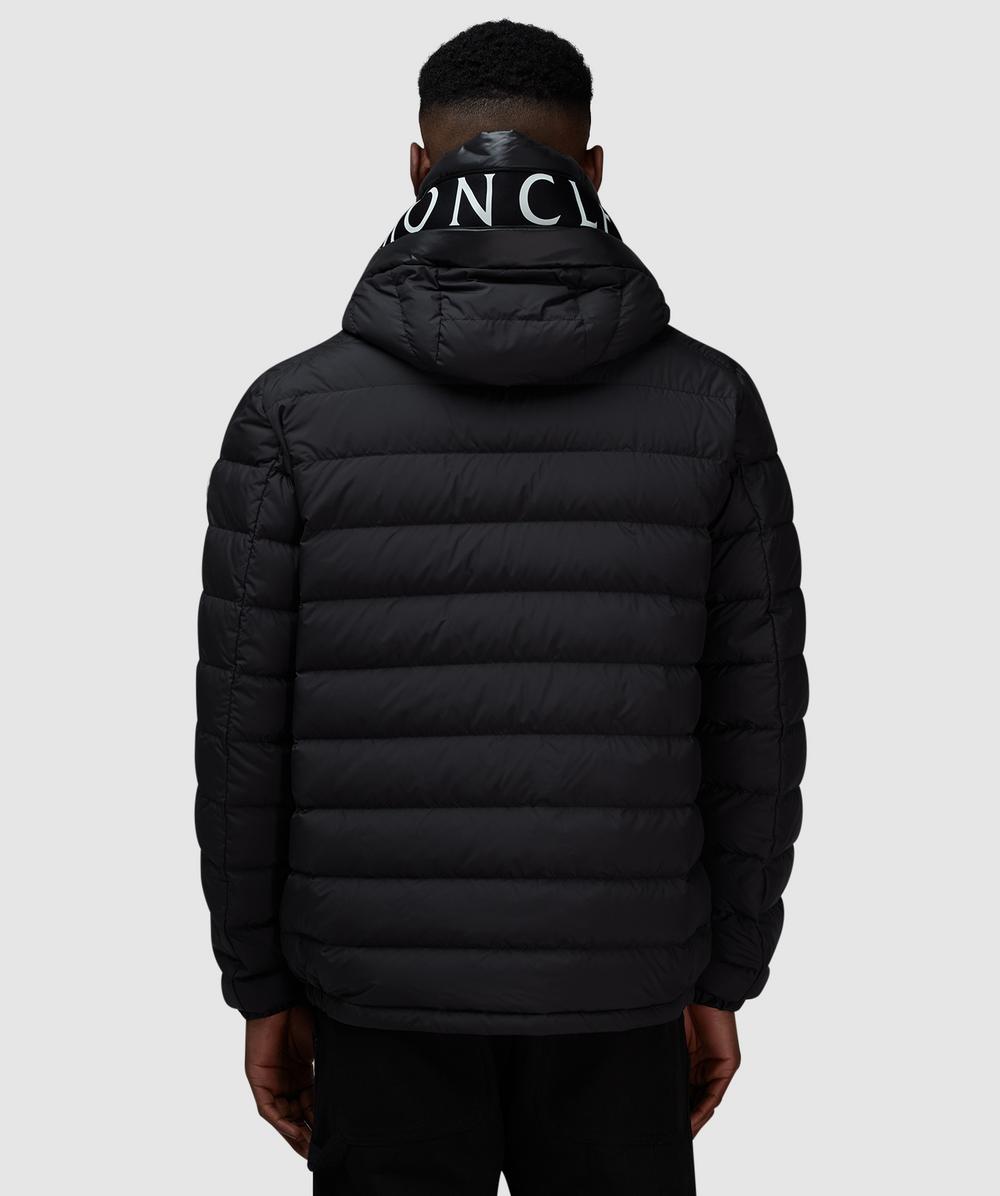 Moncler Chevrerie hooded down jacket | BLACK | SEVENSTORE