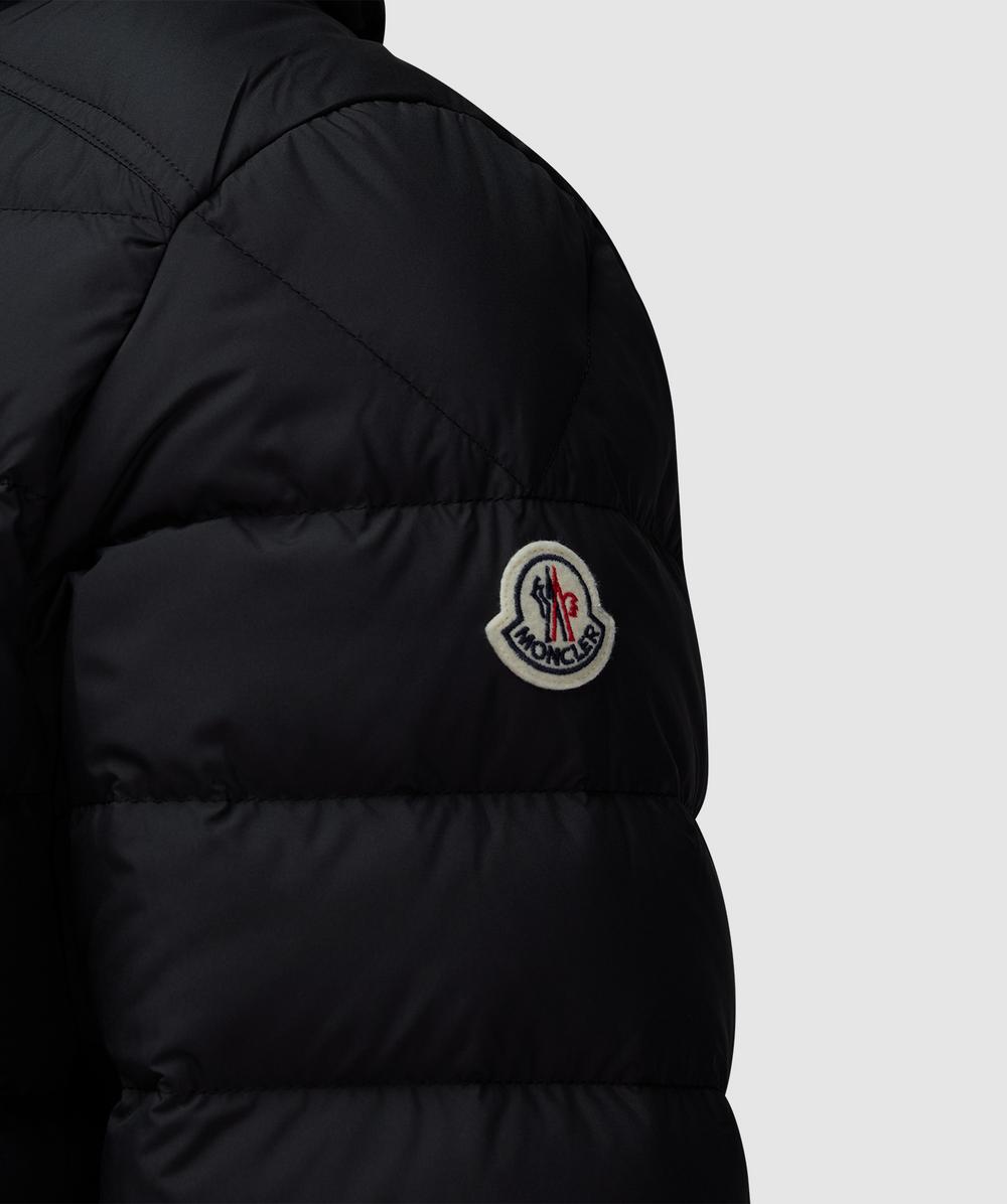 Moncler Chevrerie hooded down jacket | BLACK | SEVENSTORE