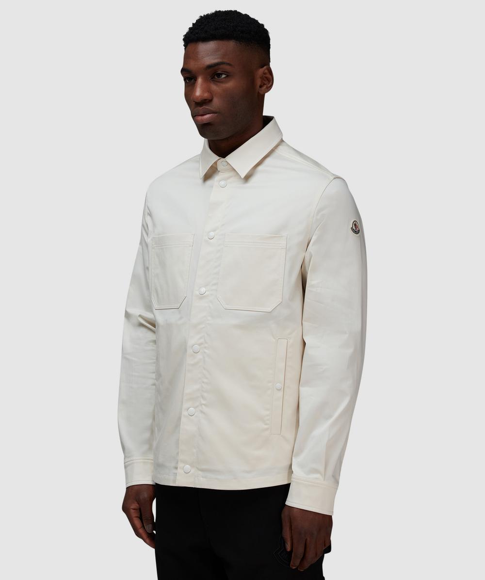 Moncler Double pocket overshirt | WHITE | SEVENSTORE