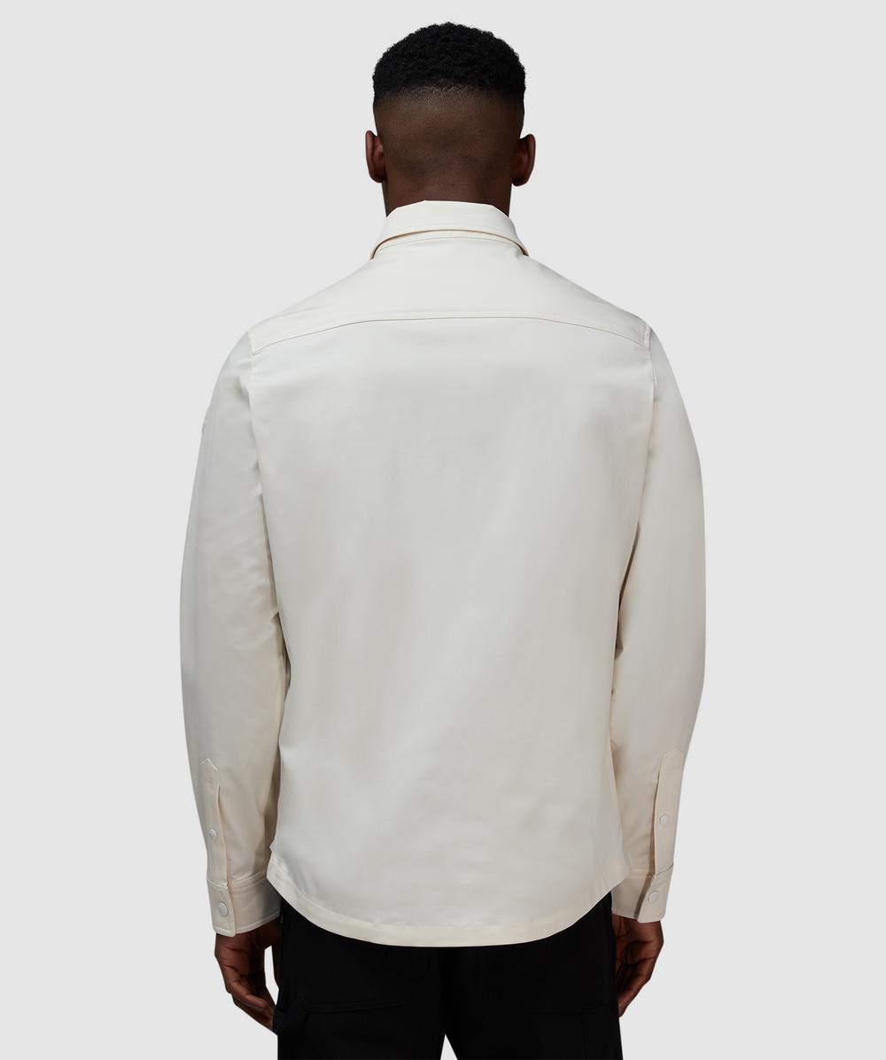 Moncler Double pocket overshirt | WHITE | SEVENSTORE