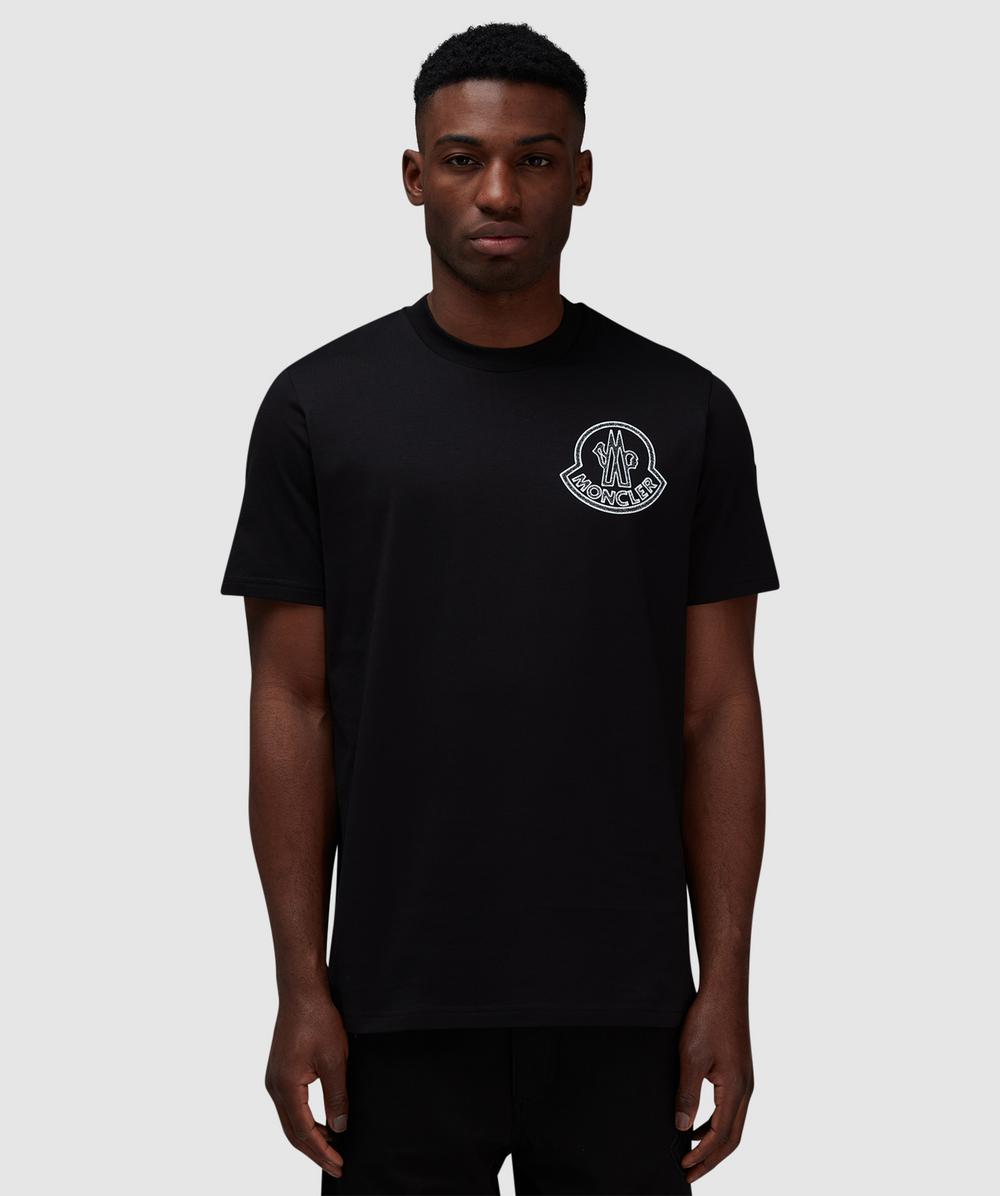 Moncler Large Logo T-Shirt (Black - M) - Size Clothing & Accessories > Clothing > Shirts & Tops, Unisex
