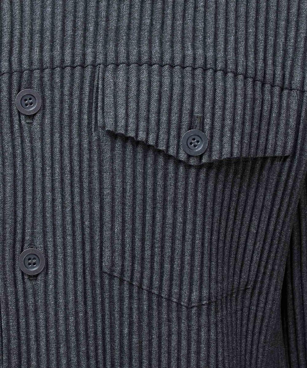 Homme Plissé Issey Miyake Wool like light shirt | GREY | SEVENSTORE