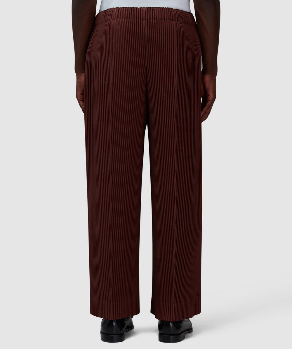 Homme Plissé Issey Miyake MC February pant | CHOCOLATE BROWN