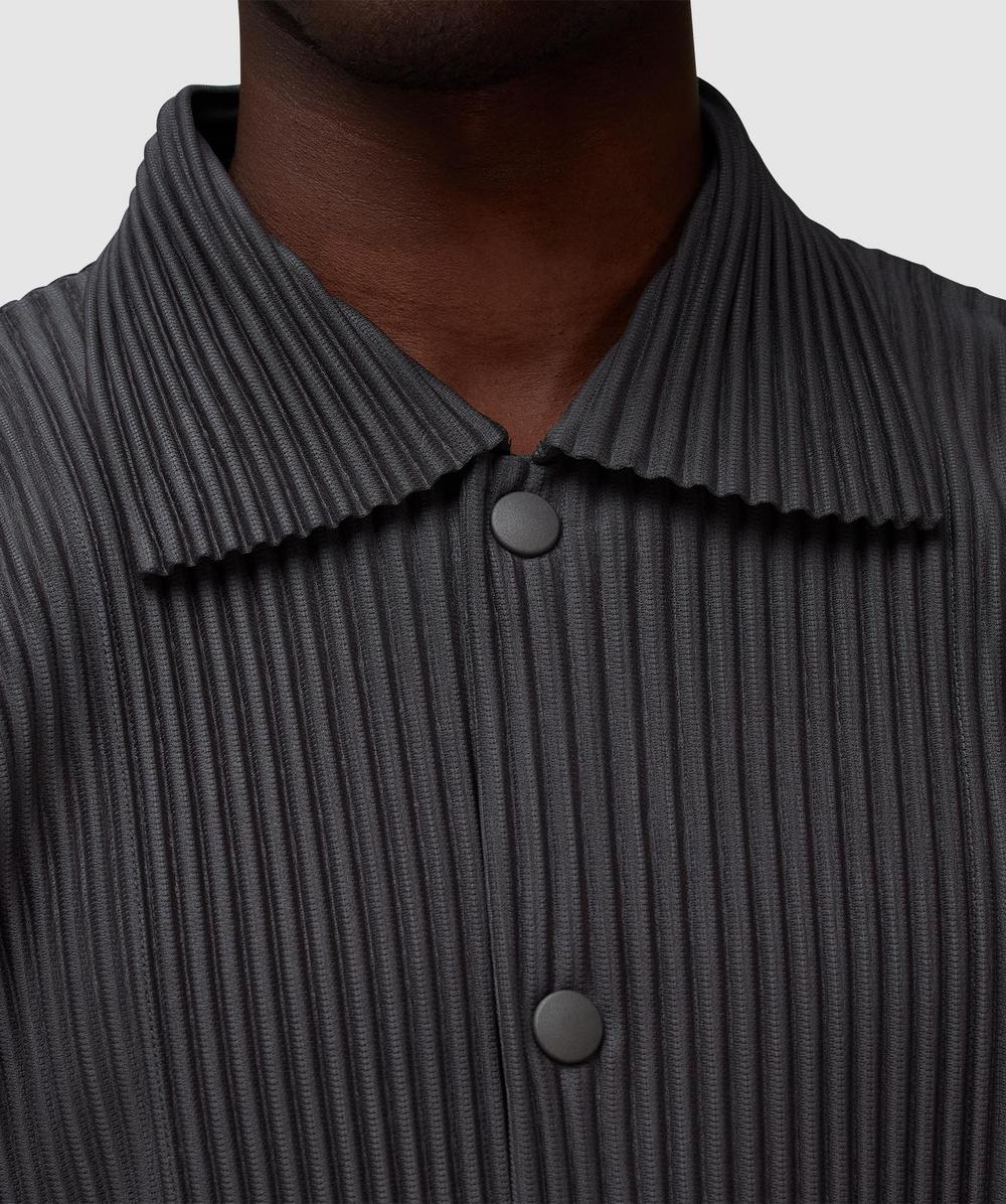 Homme Plissé Issey Miyake MC March jacket | CHARCOAL GREY