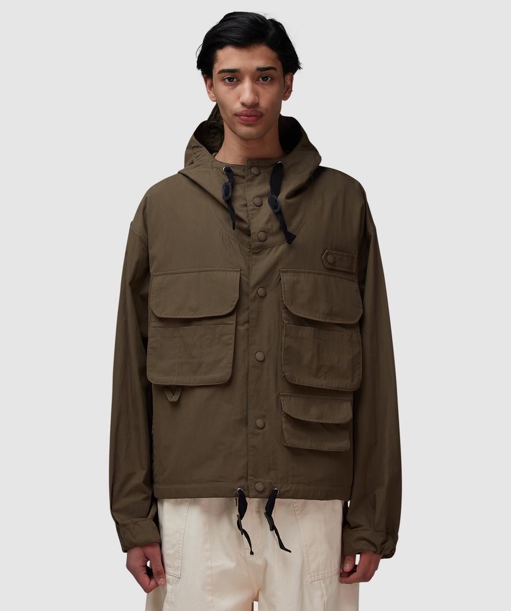 FrizmWORKS Wading Hooded Parka Jacket (Olive - M) - Size M, Male
