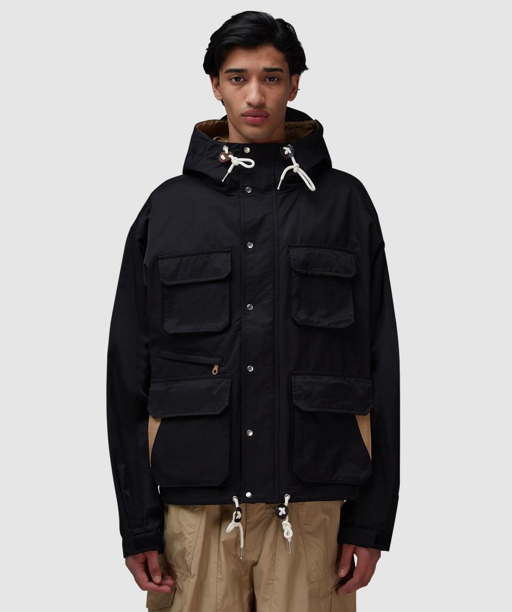 Frizmworks Mountain Cotton And Nylon-blend Twill Parka In Black