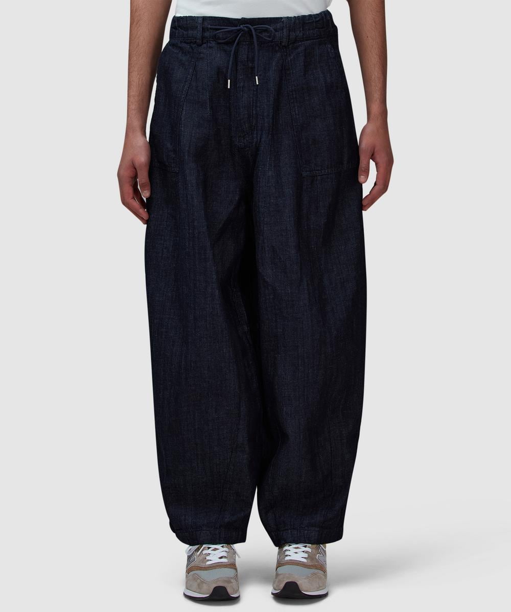 FrizmWORKS Denim Balloon Pant (Indigo - L) - Size L, Male