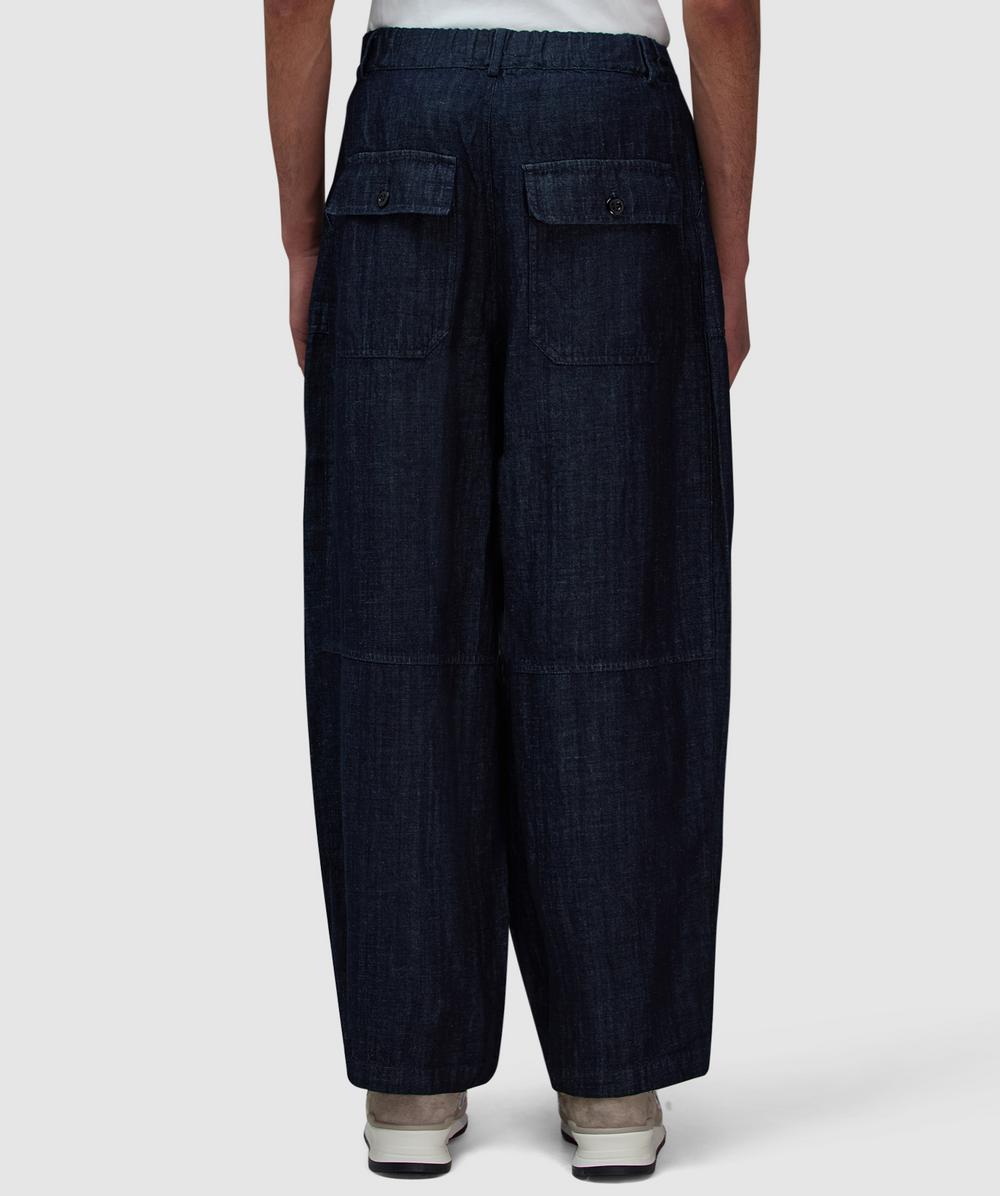 FrizmWORKS Denim balloon pant | INDIGO | SEVENSTORE