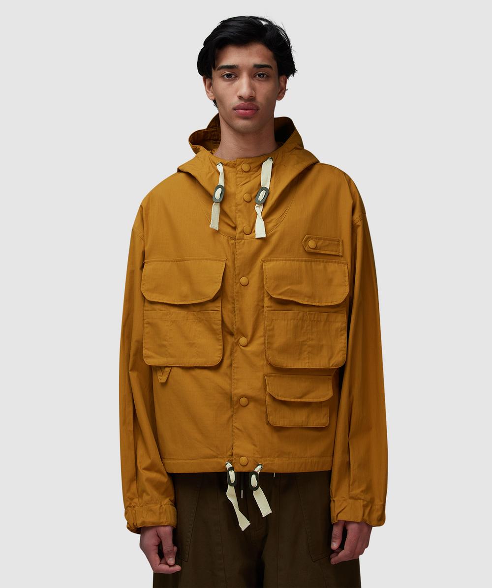 FrizmWORKS Wading Hooded Parka Jacket (Mustard - Xl) - Size XL, Male